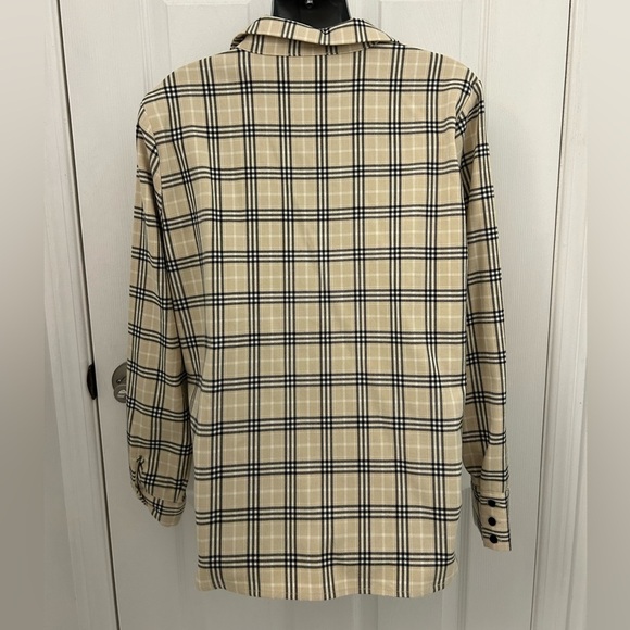MSCH Copenhagen Plaid Button-Down Shirt, Sz M - Picture 3 of 8